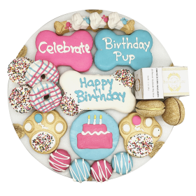Happy Birthday Themed Dog Treats Gift Box Happy Birthday Themed Dog Treats Gift Box